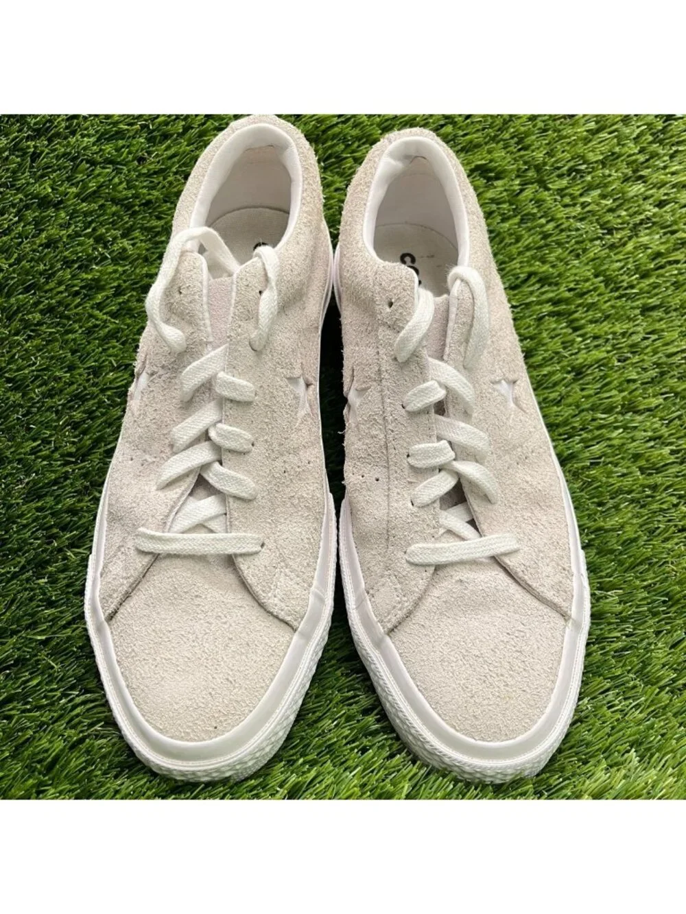 Converse One Star Low Vintage Womens Size 9 Mens 7 Cream Athletic Shoes Sneakers
